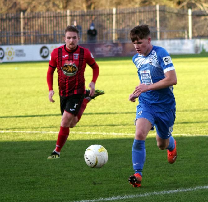 Danny Williams equalised for Haverfordwest County
